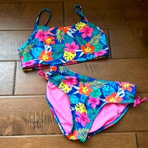 Tropical bikini size kids large